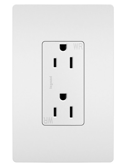 radiant Outdoor Outlet in White (246|885TRWRW)