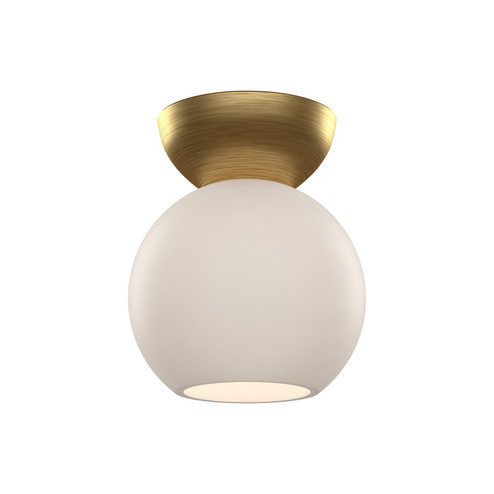 Arcadia One Light Semi-Flush Mount in Brushed Gold/Opal Glass (347|SF59706-BG/OP)