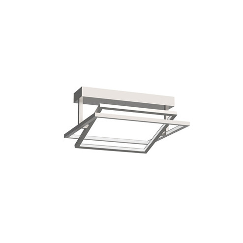 Mondrian LED Semi-Flush Mount in Brushed Nickel (347|SF16316-BN)