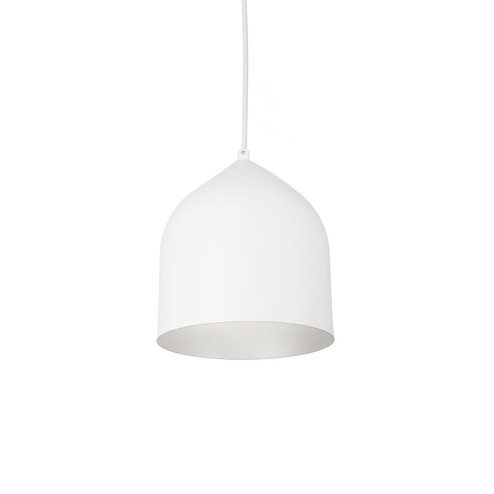 Helena LED Pendant in White/Silver (347|PD9108-WH/SV)