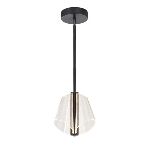 Mulberry LED Pendant in Black/Light Guide (347|PD62511-BK/LG)