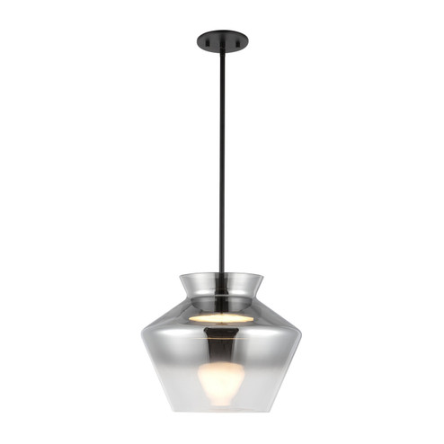 Trinity LED Pendant in Black/Smoked (347|PD62013-BK/SM)