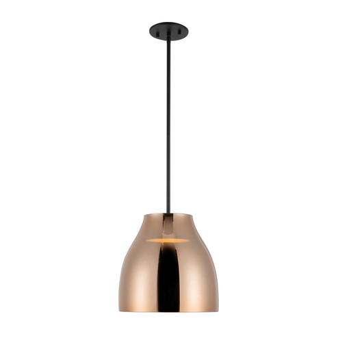 Trinity LED Pendant in Black/Copper (347|PD62012-BK/CP)