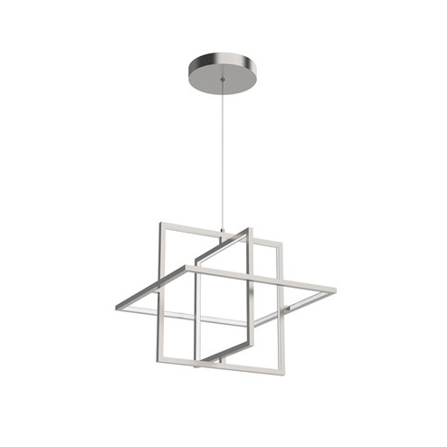 Mondrian LED Pendant in Brushed Nickel (347|PD16320-BN)