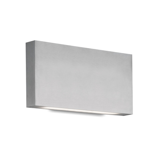 Mica LED Outdoor Wall Lantern in Brushed Nickel (347|AT67010-BN)