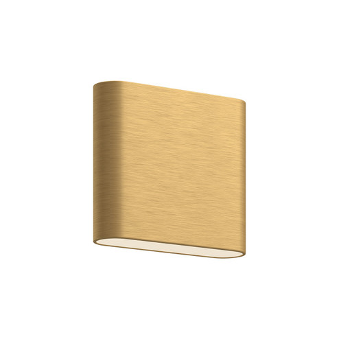 Slate LED All terior Wall in Brushed Gold (347|AT6506-BG)