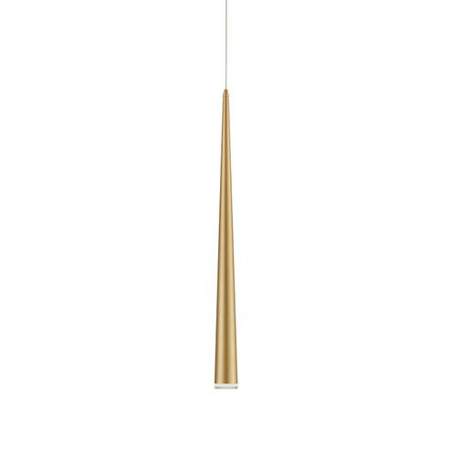 Mina LED Pendant in Brushed Gold (347|401216BG-LED)