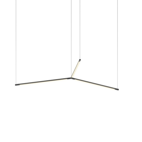 Z-Bar Pendant LED Pendant in Matte Black (240|ZBP-24-TR-SW-MTB-CNP)