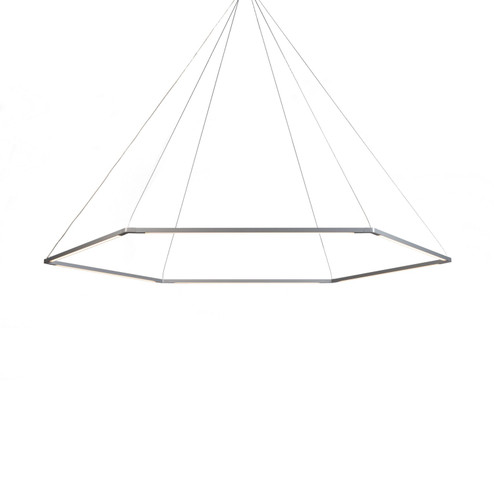 Z-Bar Pendant LED Pendant in Silver (240|ZBP-24-H-SW-SIL-CNP)