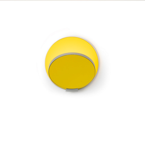 Gravy LED Wall Sconce in Silver, Matte Yellow (240|GRW-S-SIL-MYW-HW)