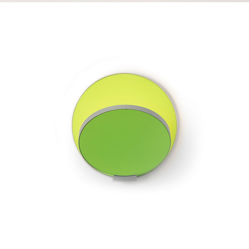 Gravy LED Wall Sconce in Silver, matte green (240|GRW-S-SIL-MGN-PI)