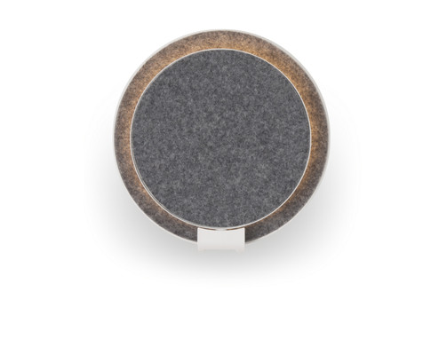 Gravy LED Wall Sconce in Matte White, Oxford Felt (240|GRW-S-MWT-OXF-HW)