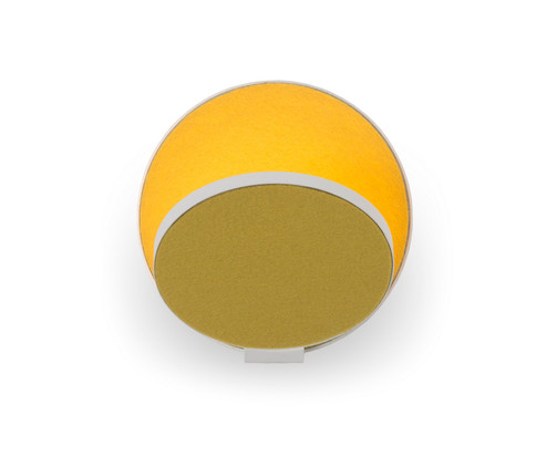 Gravy LED Wall Sconce in Matte white, honeydew felt (240|GRW-S-MWT-HDF-HW)