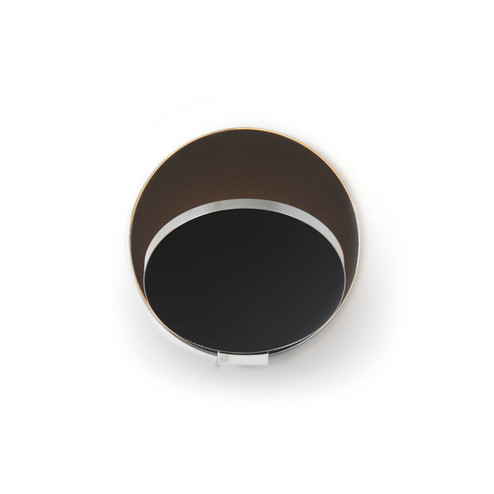 Gravy LED Wall Sconce in Chrome, Metallic Black (240|GRW-S-CRM-MBK-HW)