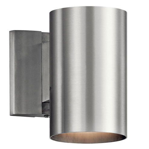 One Light Outdoor Wall Mount in Brushed Aluminum (12|9234BA)