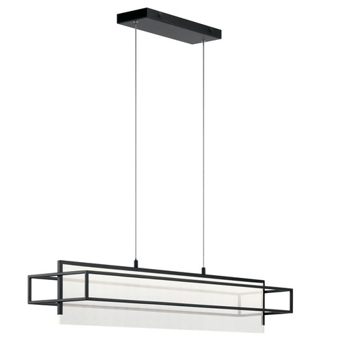 Vega LED Linear Pendant in Matte Black (12|84051)