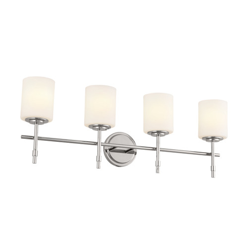 Ali Four Light Bath in Polished Nickel (12|55143PN)