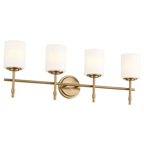 Ali Four Light Bath in Brushed Natural Brass (12|55143BNB)