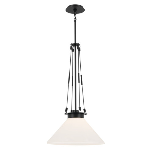 Albers One Light Pendant in Black (12|52581BK)