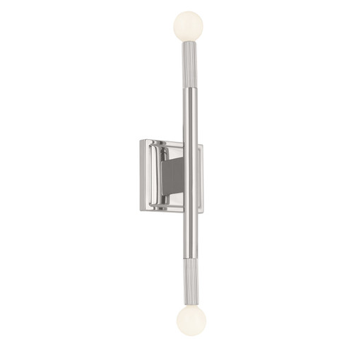 Odensa Two Light Wall Sconce in Polished Nickel (12|52556PN)