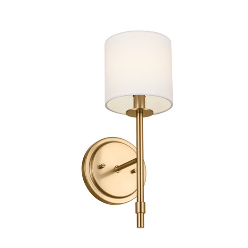 Ali One Light Wall Sconce in Brushed Natural Brass (12|52505BNB)