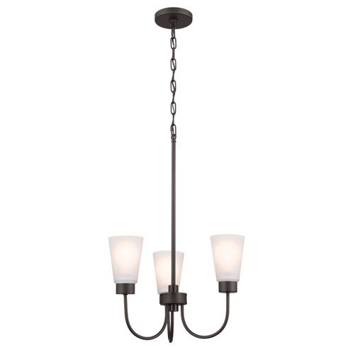 Erma Three Light Chandelier in Olde Bronze (12|52442OZ)