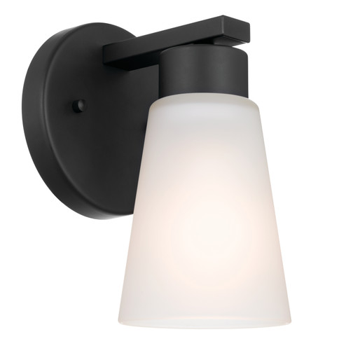 Stamos One Light Wall Sconce in Black (12|52437BK)