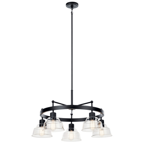 Eastmont Five Light Chandelier in Black (12|52403BK)