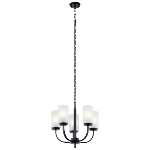 Kennewick Five Light Chandelier in Black (12|52386BK)