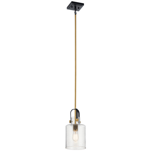Kitner One Light Pendant in Natural Brass (12|52035NBR)