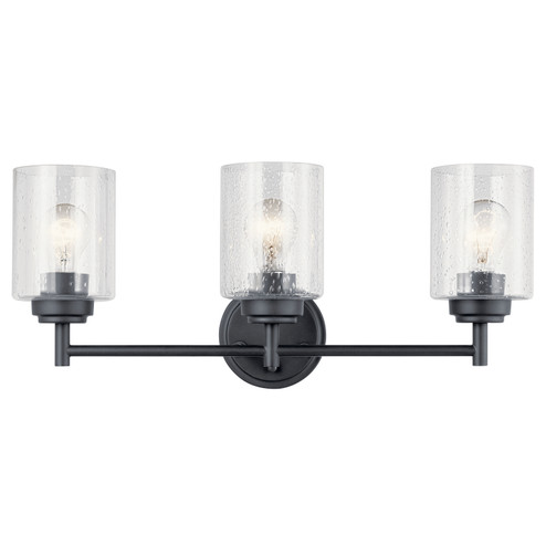 Winslow Three Light Bath in Black (12|45886BK)