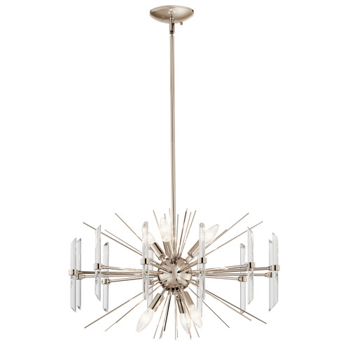 Eris Six Light Chandelier in Polished Nickel (12|44275PN)