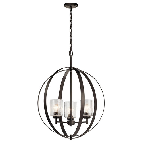 Winslow Three Light Chandelier in Olde Bronze (12|44034OZ)