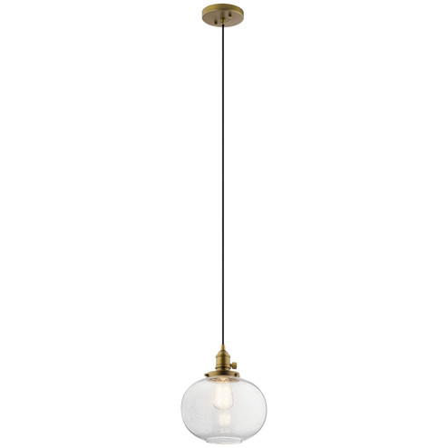 Avery One Light Mini Pendant in Natural Brass (12|43852NBR)