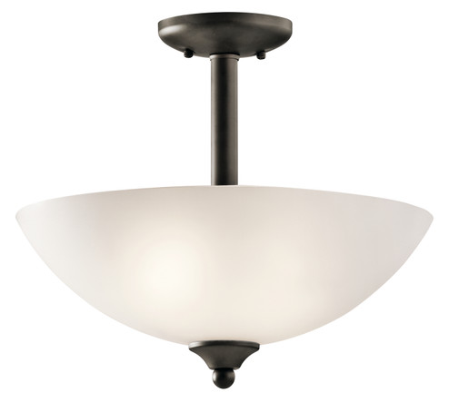 Jolie Two Light Pendant/Semi Flush Mount in Olde Bronze (12|43641OZ)