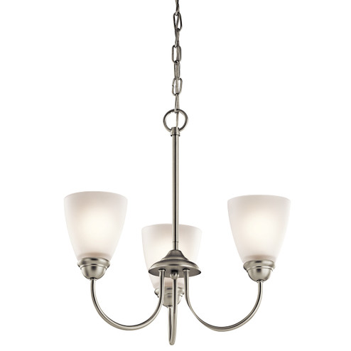 Jolie LED Mini Chandelier in Brushed Nickel (12|43637NIL18)