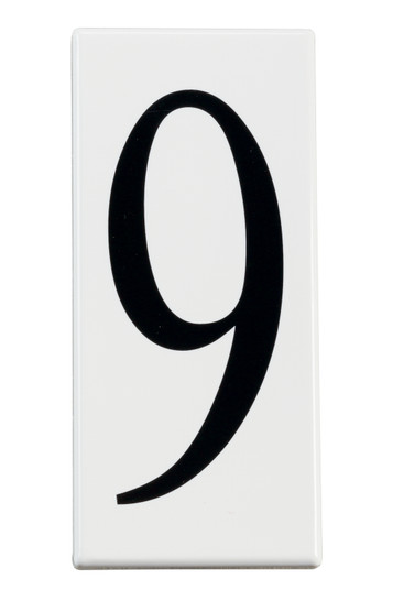 Accessory Number 9 Panel in White Material (12|4309)