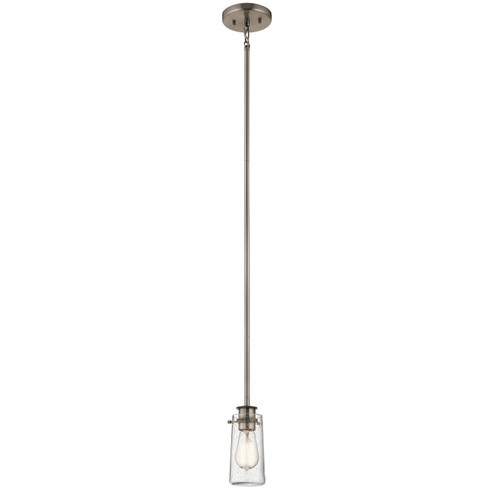 Braelyn One Light Mini Pendant in Classic Pewter (12|43060CLP)
