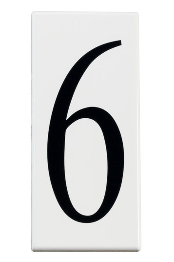 Accessory Number 6 Panel in White Material (Not Painted) (12|4306)
