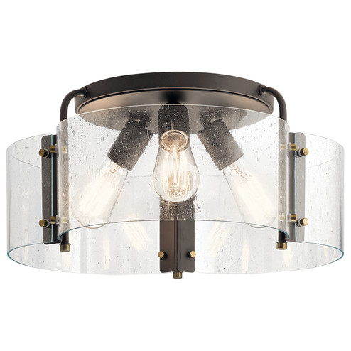 Thoreau Three Light Semi Flush Mount in Olde Bronze (12|42955OZ)