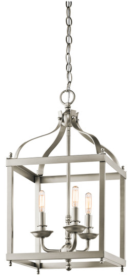 Larkin Three Light Pendant in Brushed Nickel (12|42566NI)