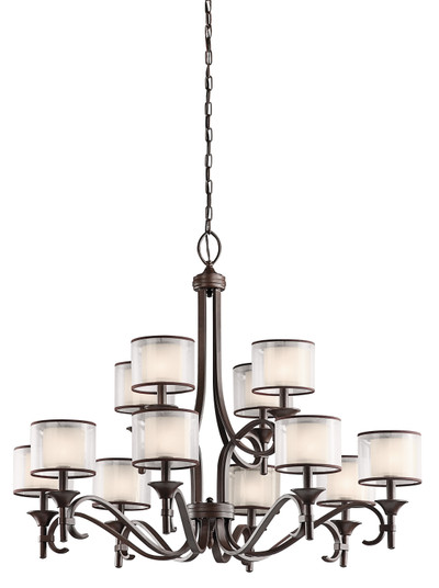 Lacey 12 Light Chandelier in Mission Bronze (12|42383MIZ)