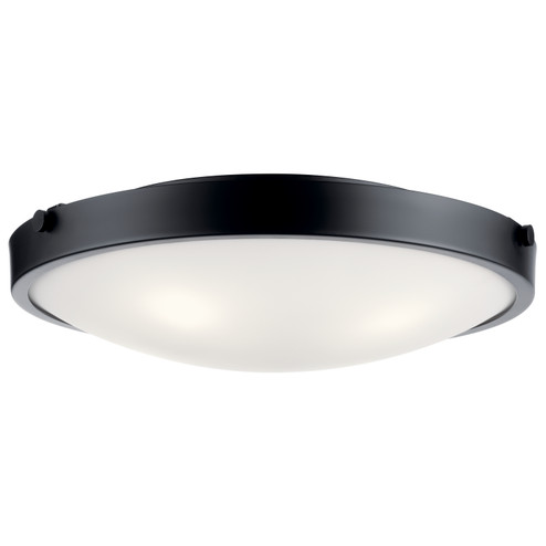 Lytham Four Light Flush Mount in Black (12|42276BK)