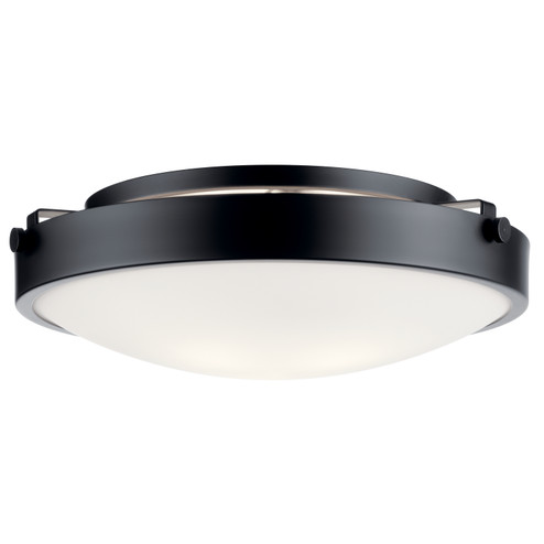 Lytham Three Light Flush Mount in Black (12|42275BK)