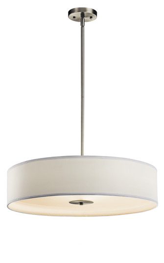 Three Light Pendant/Semi Flush in Brushed Nickel (12|42122NI)