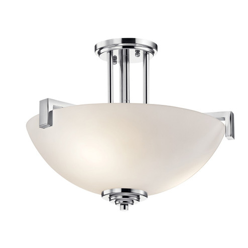 Eileen LED Pendant/Semi Flush in Chrome (12|3797CHL18)