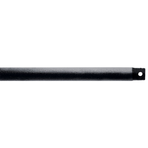 Accessory Fan Down Rod in Distressed Black (12|360000DBK)
