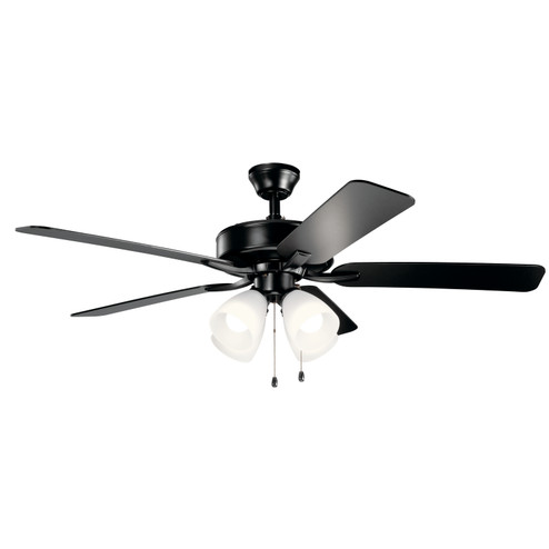 Basics Pro Premier 52''Ceiling Fan in Satin Black (12|330016SBK)