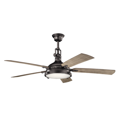 Hatteras Bay 60''Ceiling Fan in Anvil Iron (12|310017AVI)