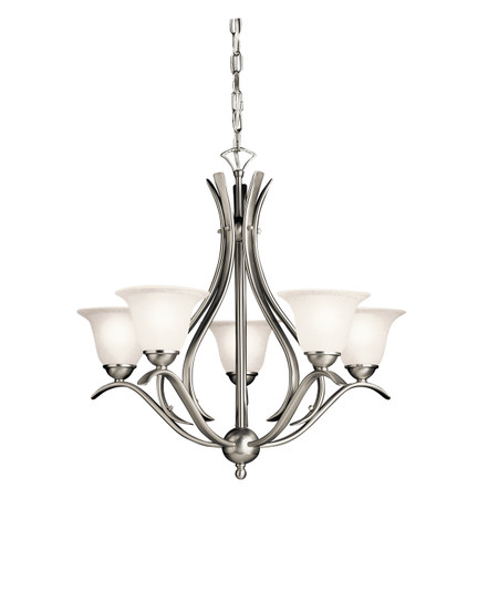 Dover Five Light Chandelier in Brushed Nickel (12|2020NI)